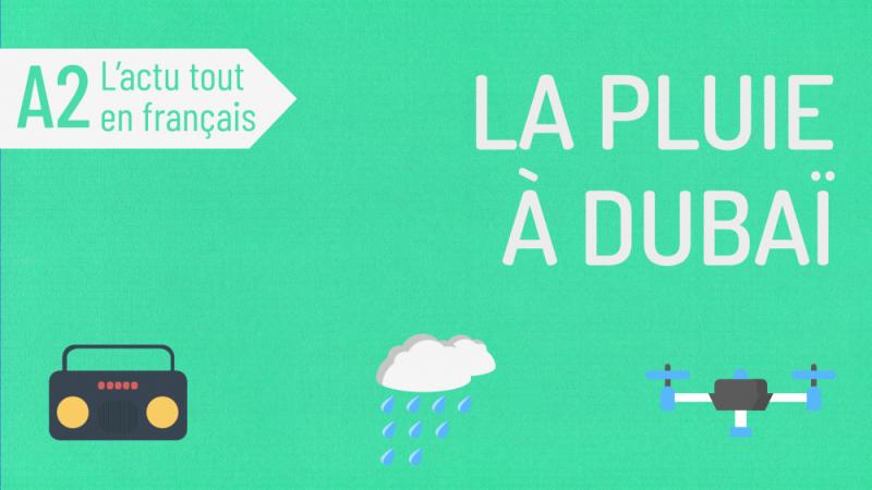 La pluie à Dubaï