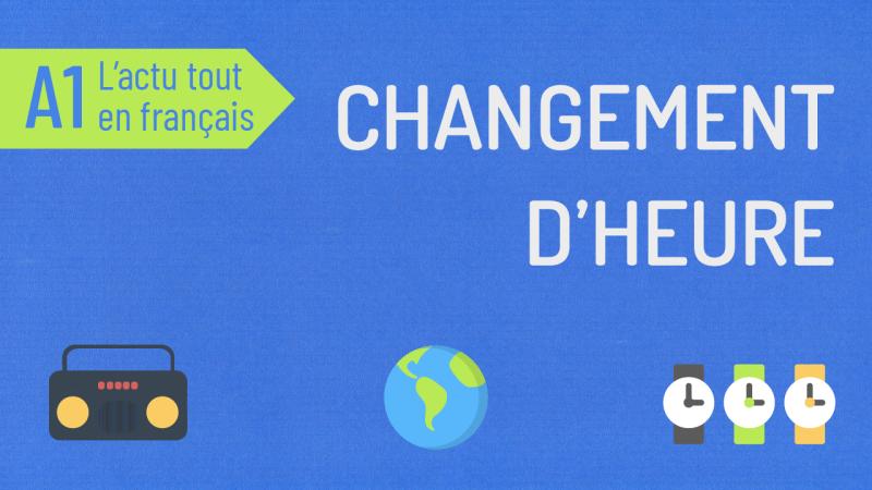 Le changement d'heure