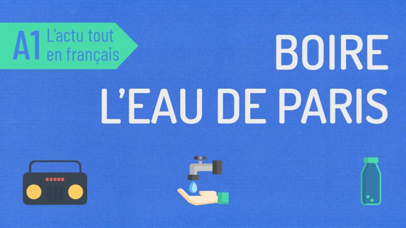 Boire l'eau de Paris