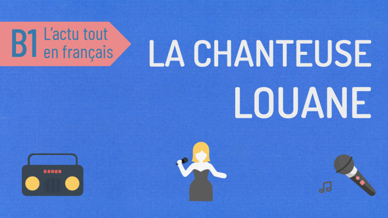 La chanteuse Louane