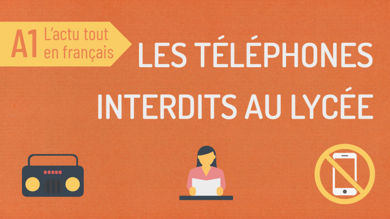 Les téléphones interdits au lycée