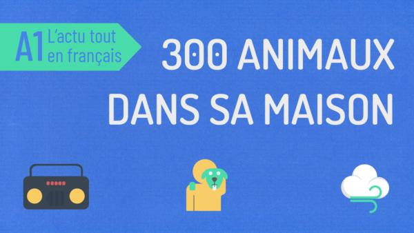 Un homme accueille 300 animaux