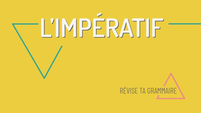 L'impératif en français