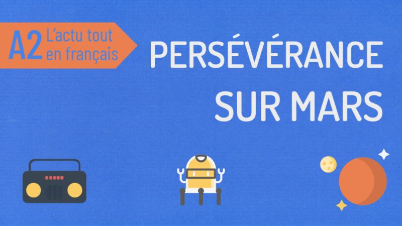 Le robot persévérance sur Mars